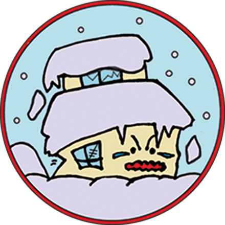 雪害・地震による倒壊。などでお困りの方は荒鷲建設へお任せください。